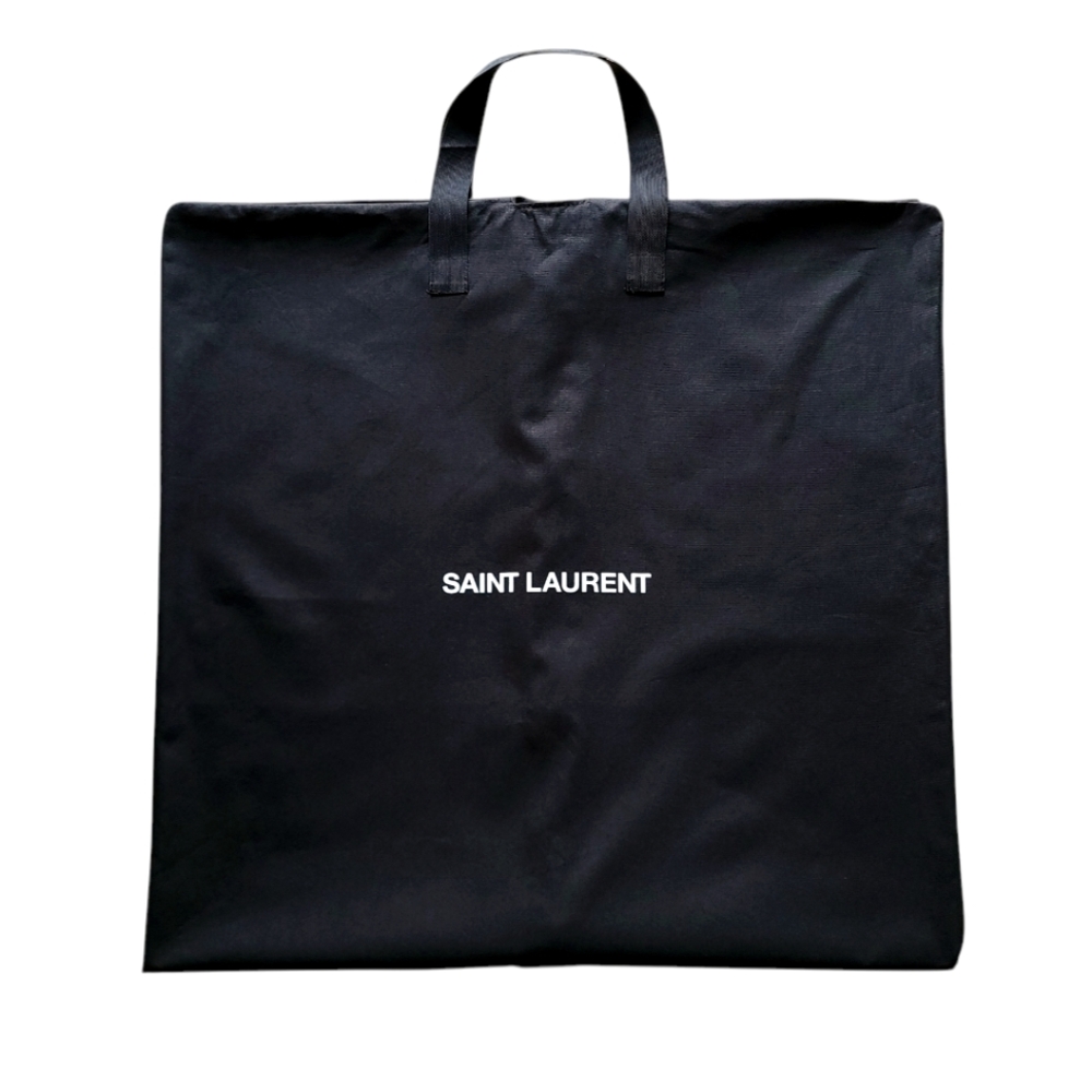 Saint Laurent Garment Bag Black YSL Suit Dress Travel Folding